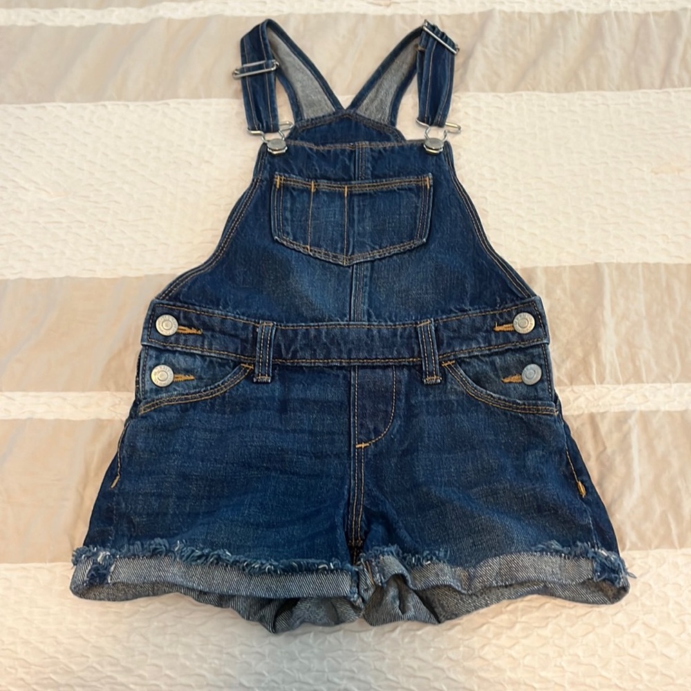Old navy dark denim overalls